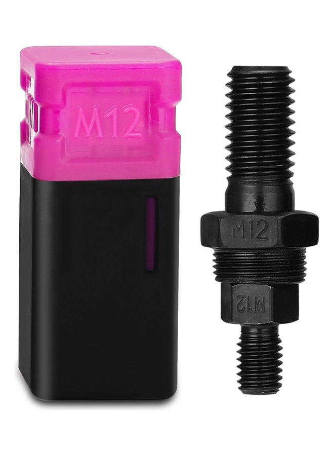 NIBEMINENT M12 Assorted Rivet Nut Gun Mandrel Black/Pink
