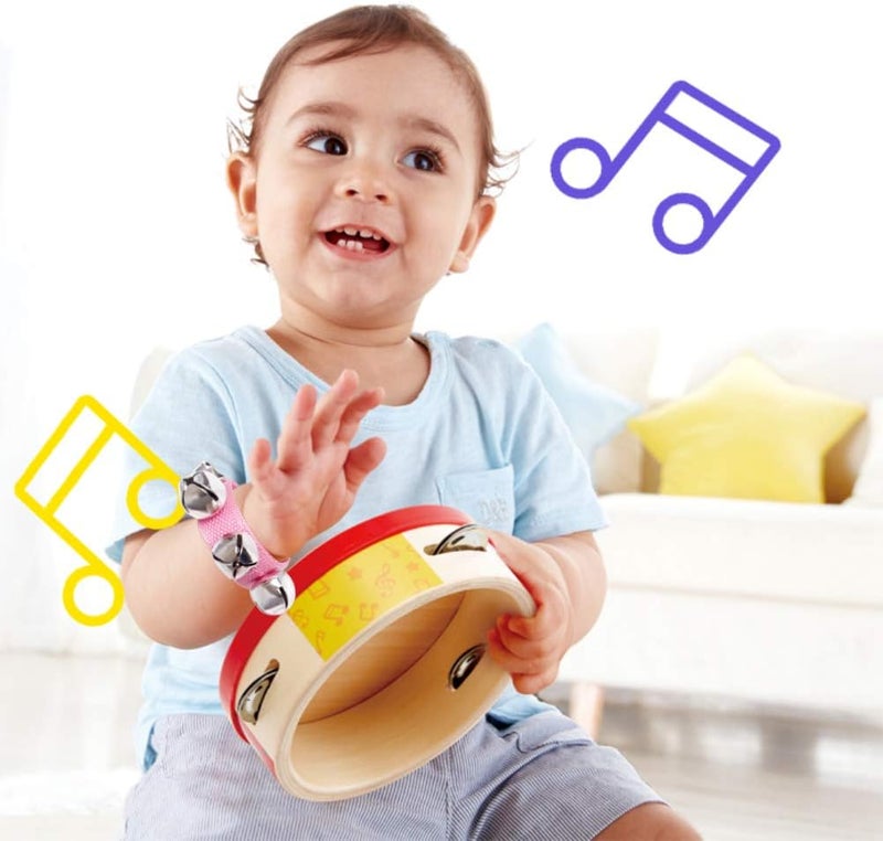 POPLAY 6 PCS Percussion Instruments, Wrist Bells Jingle Bells Musical Rhythm Toys - Image 5