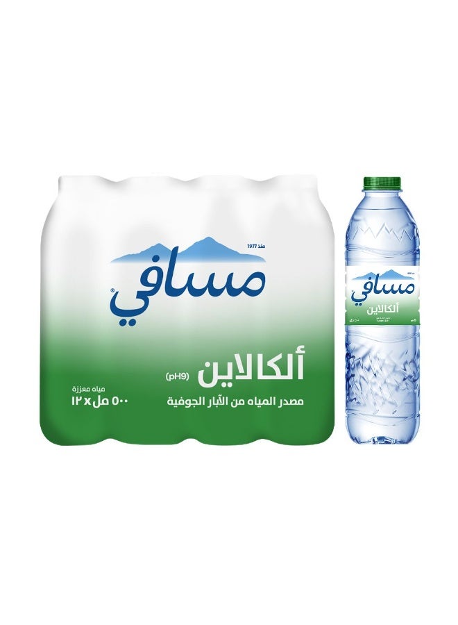 Masafi Alkaline Natural Mineral Water 12 Pcs X 500 ML - Image 2