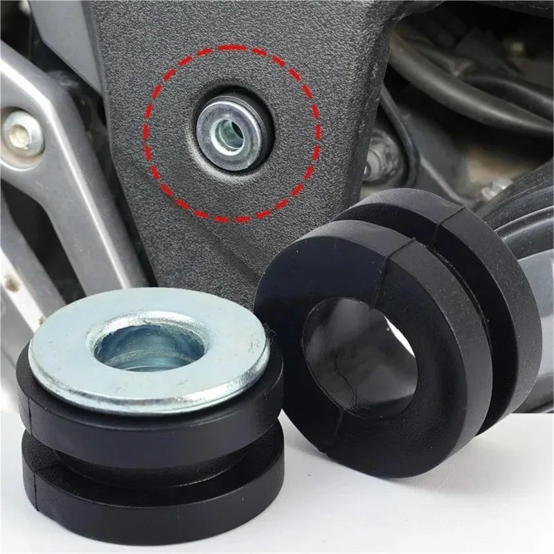 Motorcycle Fairing Grommets Kits 20pcs Rubber Gasket And Bolt Assortment Set - Image 5