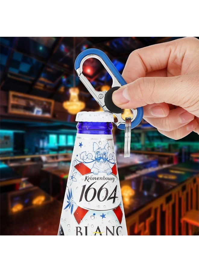 سلسلتا مفاتيح للرجال، سلسلة مفاتيح سيارة مضادة للضياع مع خطاف، حلقة مفاتيح سيارة مع حلقات مفاتيح مزدوجة، حلقة مفاتيح متينة مخصصة - Image 4