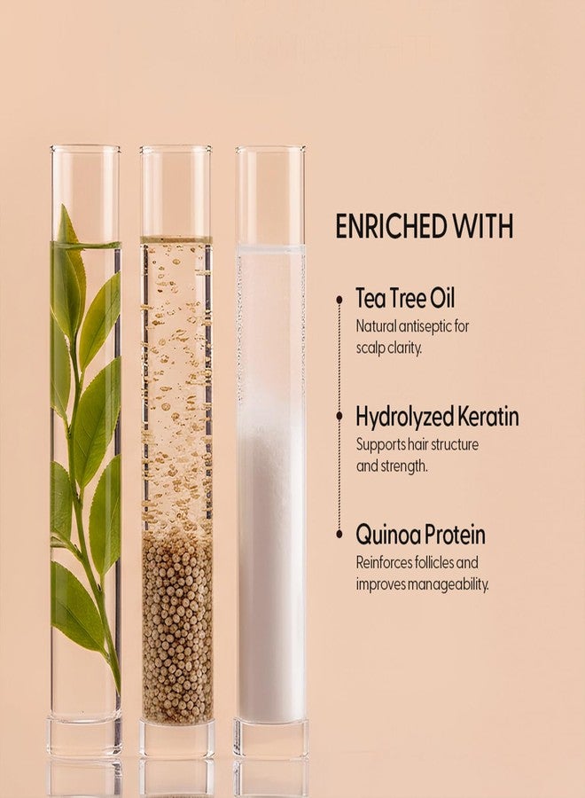 De Fabulous Tea Tree Oil Shampoo & Conditioner 250ml - Comb |All hair types | Scalp Health | Sulphate Free - Image 4