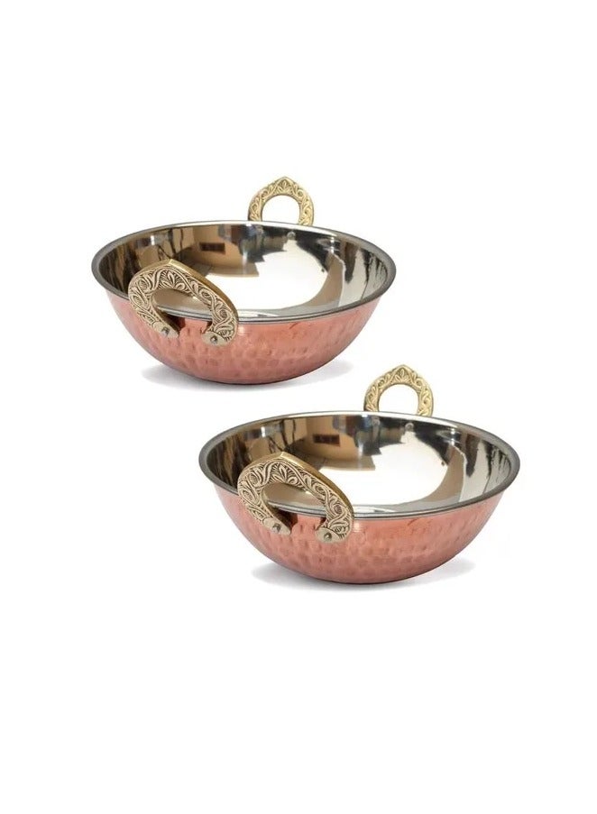 Bin Shihon 2 high quality hammered copper serving bowl Available in several sizes - Image 1