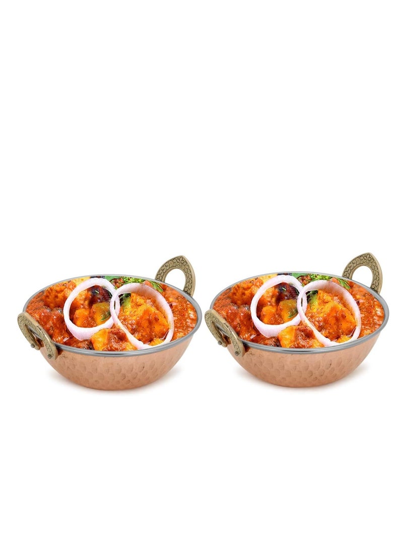 Bin Shihon 2 high quality hammered copper serving bowl Available in several sizes - Image 2