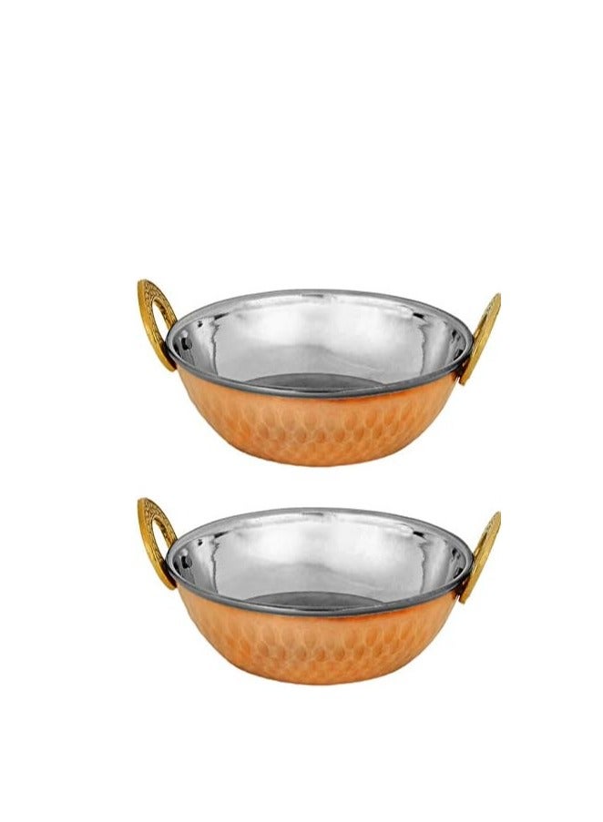 Bin Shihon 2 high quality hammered copper serving bowl Available in several sizes - Image 3