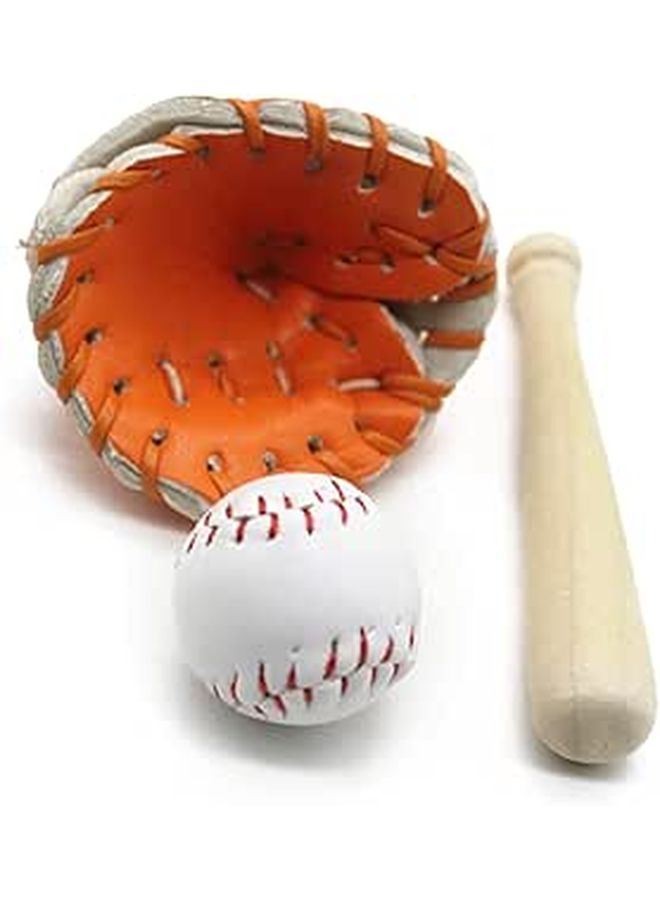 Newborn Photography Props 3 Piece Baseball Theme Set For Girls - Image 1