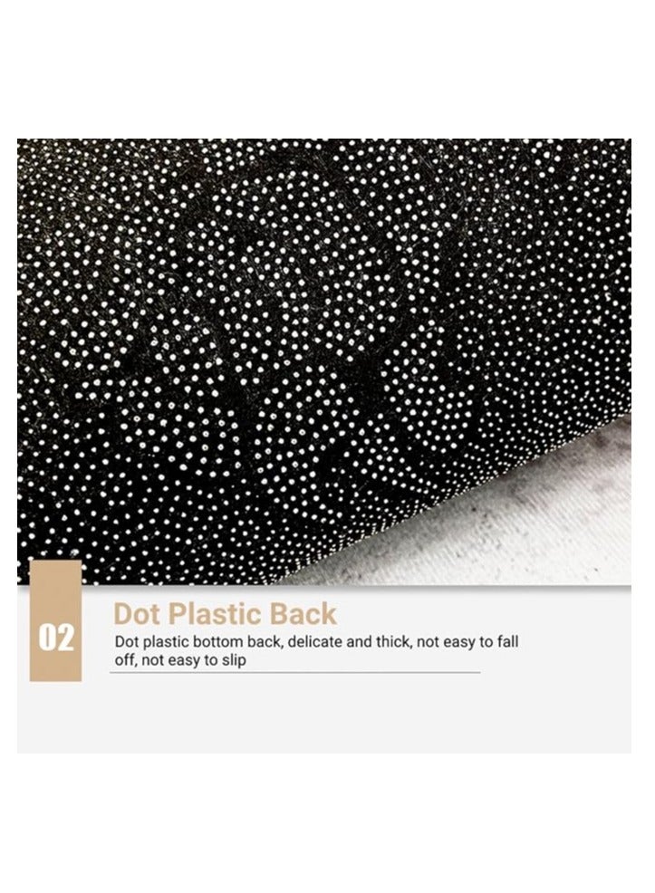 Cartoon Sanrio series Hello Kitty children's room crawling mat non-slip bedside blanket living room full carpet rectangular soft touch non-slip carpet (thick crystal velvet size: 80cmX160cm) - Image 2