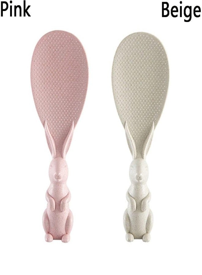 GONIPIMI 1pcs Rabbit Shaped Rice Spoon, Kitchen Shovel, Standing Cooking Tools, Rice Cooker Supplies - Image 3