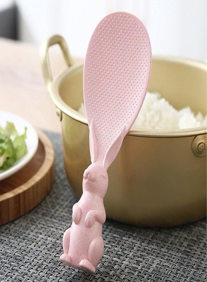 GONIPIMI 1pcs Rabbit Shaped Rice Spoon, Kitchen Shovel, Standing Cooking Tools, Rice Cooker Supplies - Image 5