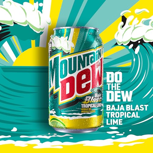 Mountain Dew Baja Blast Cans, 12 oz Cans, 12 Count - Image 4