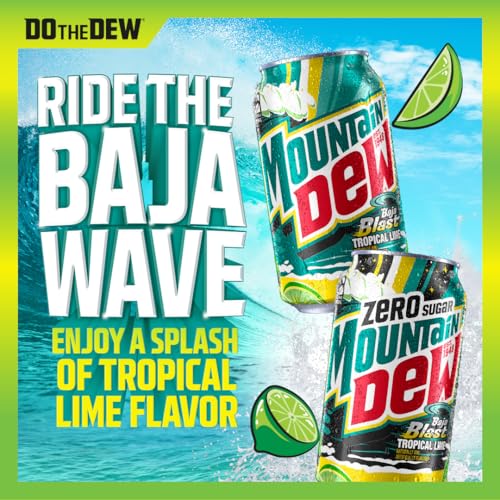 Mountain Dew Baja Blast Cans, 12 oz Cans, 12 Count - Image 5