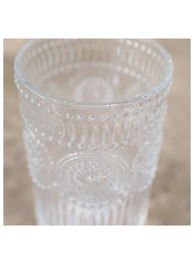 DANUBE HOME Mysteva 4 Piece Tumbler Glass Set 380Ml L 17 x W 17 x H 13.5 Cm