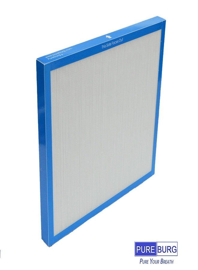 PUREBURG فلتر PUREBURG AF-20FL True HEPA متوافق مع أجهزة تنقية الهواء HoMedics Total Clean AF-20FL، يناسب أجهزة تنقية الهواء AF-20 وAP-25 وAR-20، فلتر H13 ثلاثي المراحل لتنقية الهواء من المركبات العضوية المتطايرة والغبار والروائح، عبوة واحدة - Image 3