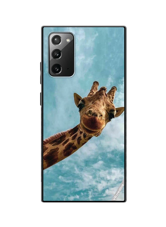 VR CREATIVE Protective Case Cover For Samsung Galaxy Note20 5G Giraffe Design Multicolour - Image 1