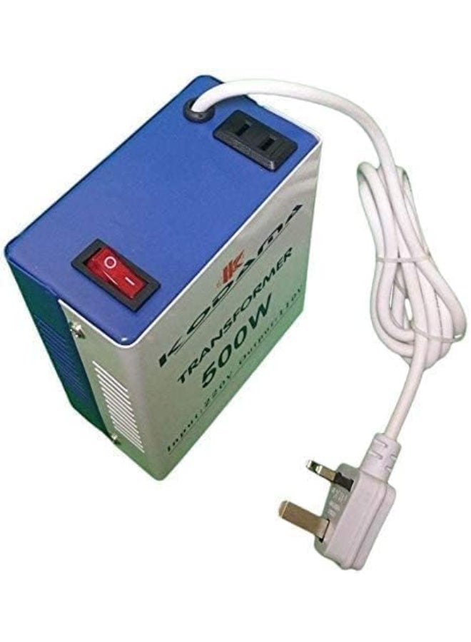 Kodama, Transformer (500 Watts) Universal 3 Pin UK Power Cord With Safety, Fuse Included Plug Transformer 220V To 110V - Image 4