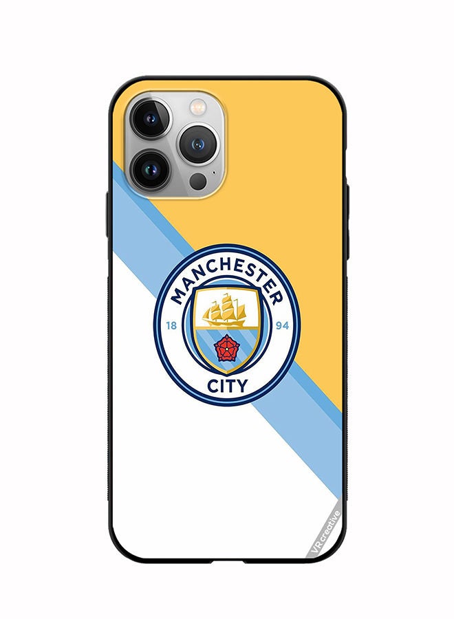 VR CREATIVE Protective Case Cover For Apple iPhone 12 Pro Max Manchester City Design Multicolour - Image 1