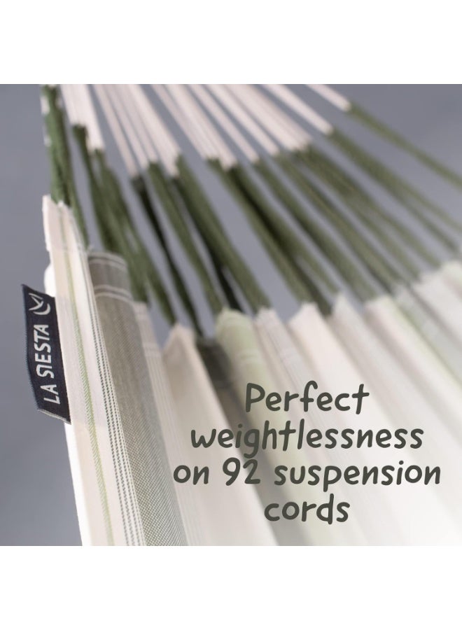 La Siesta® Brisa Cedar Classic Hammock - Weatherproof Outdoor Relaxation for Kingsize Hammock, Authentic and Comfortable Relaxation - Image 4