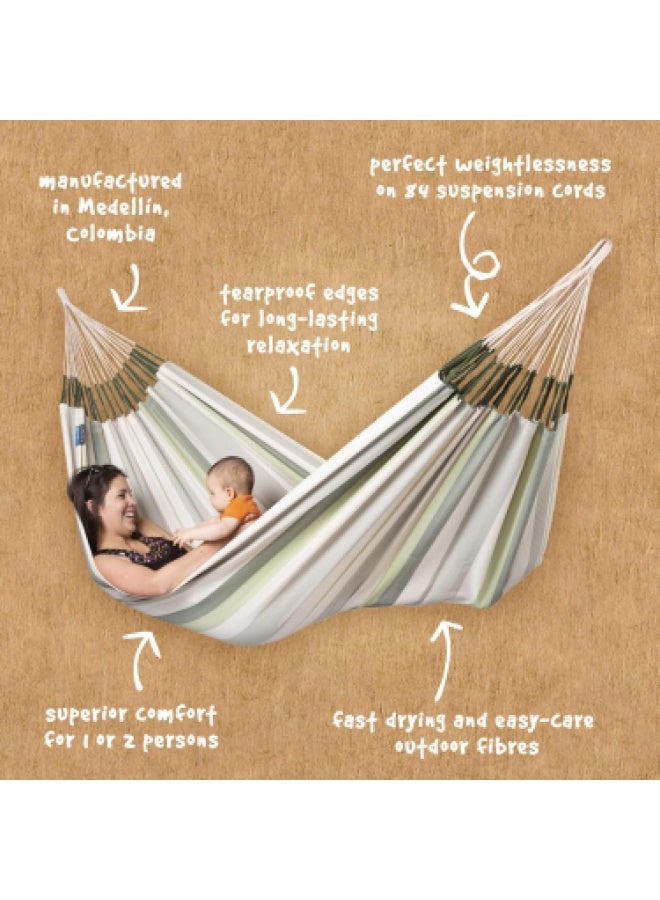 La Siesta® Brisa Cedar Classic Hammock - Weatherproof Outdoor Relaxation for Kingsize Hammock, Authentic and Comfortable Relaxation - Image 5