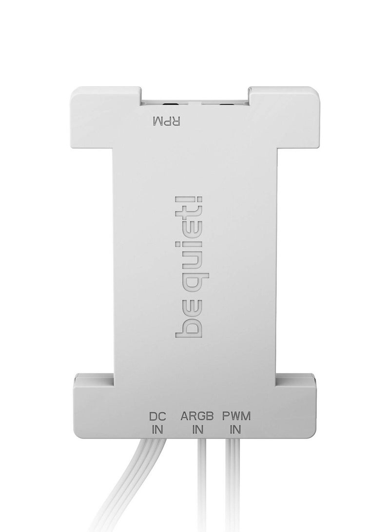 be quiet! LIGHT LOOP 240mm AIO Liquid CPU Cooler, 2×120mm PWM Fans, Addressable ARGB Lighting, Silent Pump (1500–2900 RPM), Intel & AMD Socket Compatible, Refillable Coolant, White | BW021 - Image 3