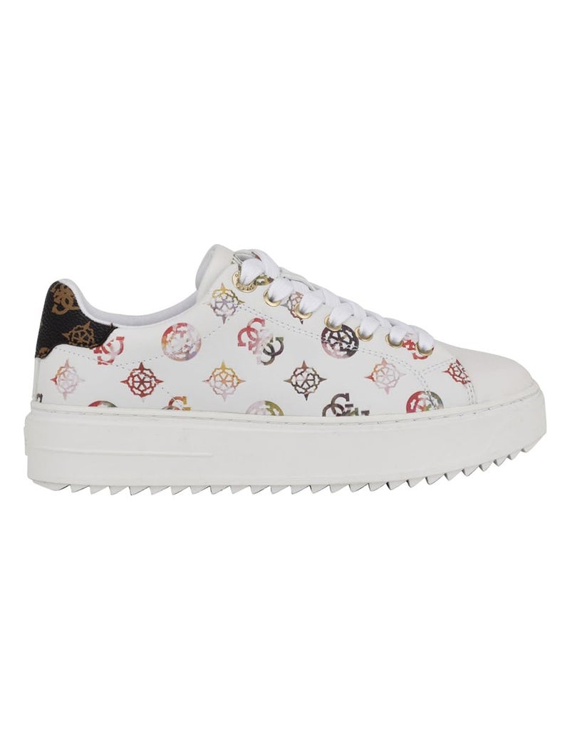 GUESS Women's DENESA Sneaker, Floral Multi 140, 7 - Image 2