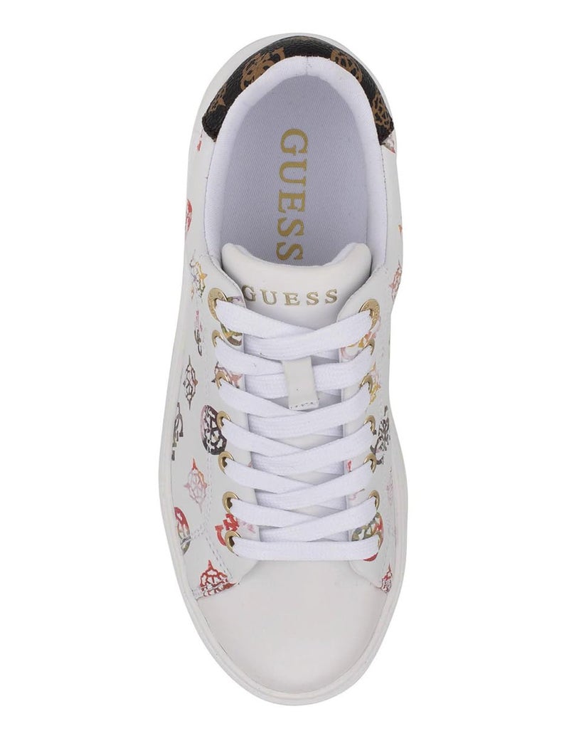 GUESS Women's DENESA Sneaker, Floral Multi 140, 7 - Image 5