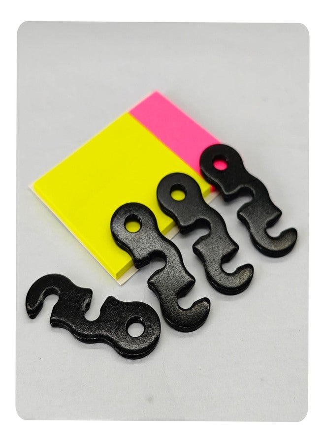 Runseaway 20Pcs Aluminum Alloy Guyline Tensioners, Black Triple Holes Rope Tighteners, Adjustable Tent Cord Adjusters for Camping, Hiking, Outdoor Activities - Image 3