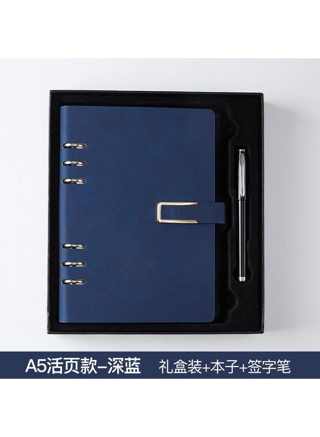 Bluejw A5 Notebook Loose-leaf Simple Easy To Split Notepad Gift Box Suit Hand Ledger Customized Notebook B5 Thick Notebook - Image 1