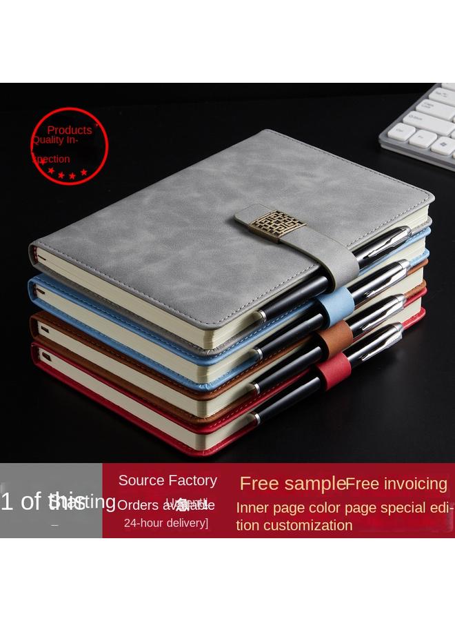 Bluejw A5 Notebook Loose-leaf Simple Easy To Split Notepad Gift Box Suit Hand Ledger Customized Notebook B5 Thick Notebook - Image 2