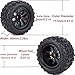 ZRRC Preglued 12mm Hex 110 Scale RC Truck Tires and Wheels 28 MT Tires for Traxxas Rustler Stampede 4x4 VXL 2WD Redcat Volcano EPX Pro S30 Blackout XTE Pro RIAARIO AMORIL 110 RC Monster Truck - Image 4
