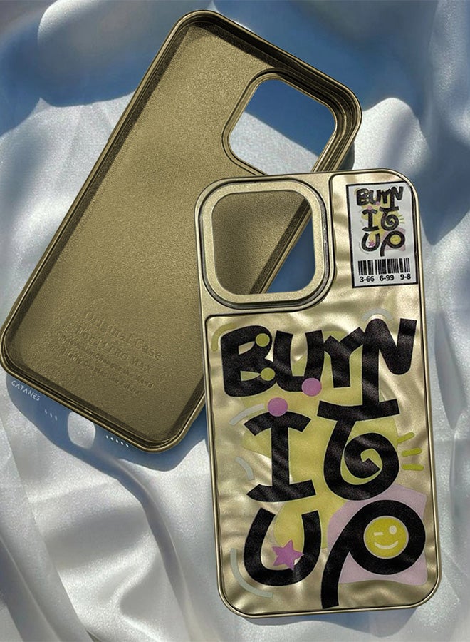 CATANES غطاء هاتف آيفون 13 برو ماكس غطاء رسالة تصميم جديد خلفي ناعم غلاف متين وعصري - Image 1