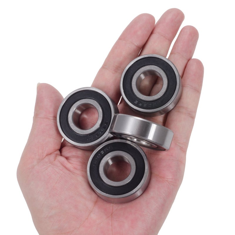 ANCIRS 4 Pack 6203-2RS Bearings, Deep Groove Ball Bearings, Double Seal and Pre-Lubricated, 17x40x12mm (6203 2RS) - Image 3