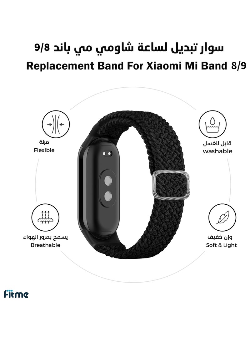 Braided Nylon Fabric Strap For Xiaomi Mi Band 8 / Band 9 - pzsku/Z5F45806097124033ED8EZ/45/_/1724515768/aa47dd76-49ff-4468-aa95-d96ac9456e17