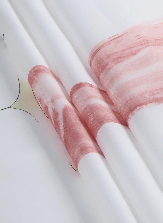 BESTRIPES Fabric Shower Curtain, Pink Evening Gown Print Female Fashion Shower Curtains for Bathroom, Women Bathroom Curtains, 72" W x 72" H - Image 3