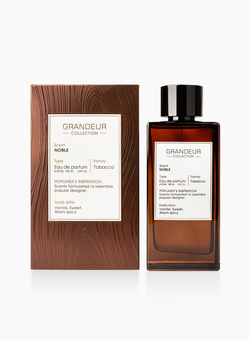 Linea De Bella Long Lasting Unisex Perfume - Grandeur Noble 200ML Eau De Parfum | Elegant, Woody & Spicy Scent for Men & Women  - Image 1