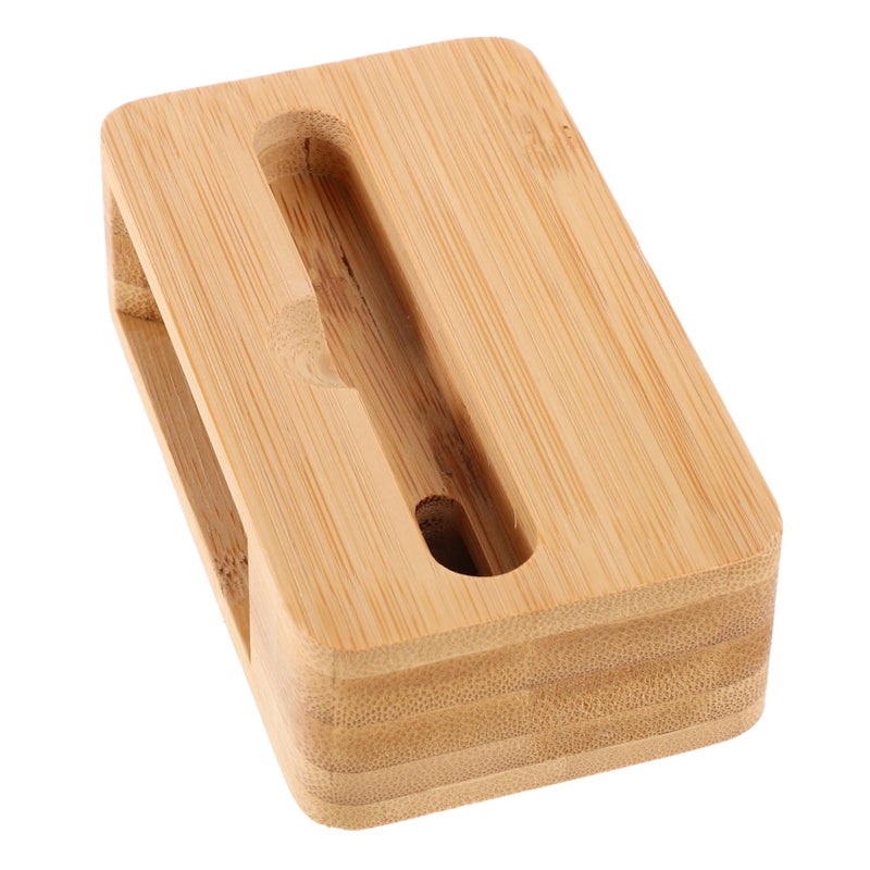 Wooden Portable Phone Amplifier Stand For Clearer Audio Video Calls Compact Design - Image 2