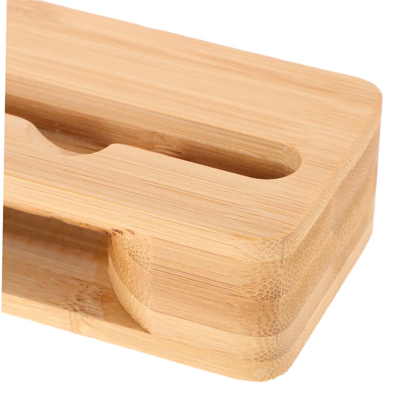 Wooden Portable Phone Amplifier Stand For Clearer Audio Video Calls Compact Design - Image 4