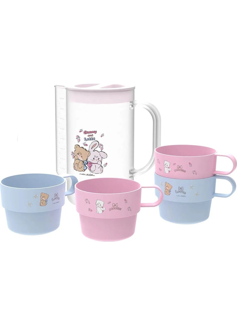 Mikko Licensed 4 Glass Plastic Pitcher Set (1000ML) - pzsku/Z5F459EFF737FA4E1E4E1Z/45/_/1736590614/563d3867-8dbd-431d-85f0-e2780eda81ae