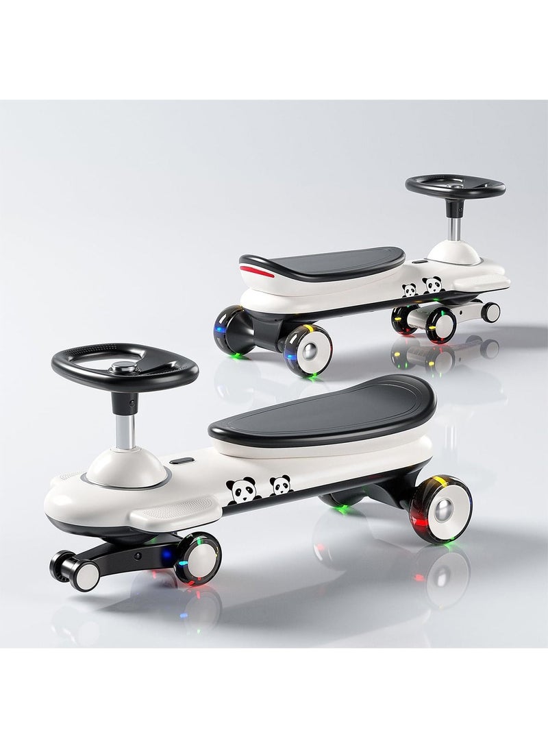 GT-Wheel Kids Twist Swing Car with Double Bearing Lighting Wheel Ultra Strong Heavy Duty Ride On Scooter  - Image 1