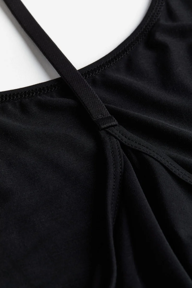 H&M Drymove Tie Detail Top