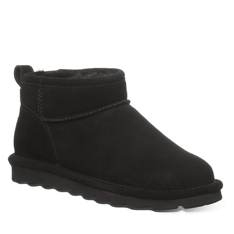 BEARPAW Women's Shorty Black Size 9 | Women's Ankle Boot | Women's Slip On Boot | Comfortable Winter Boot - Image 3