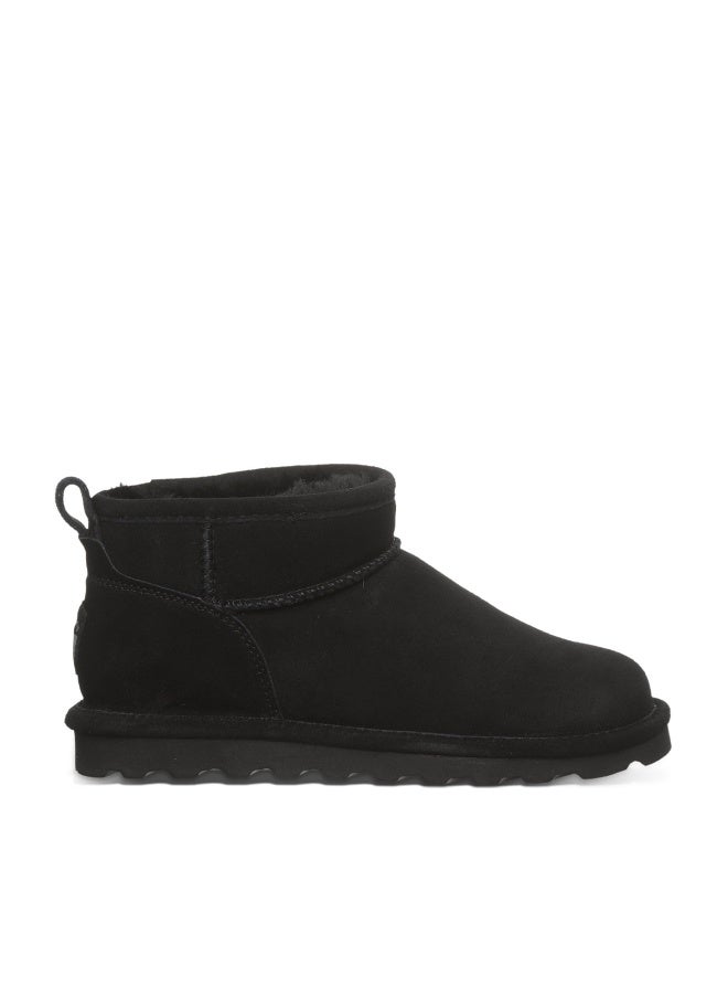 BEARPAW Women's Shorty Black Size 9 | Women's Ankle Boot | Women's Slip On Boot | Comfortable Winter Boot - Image 1