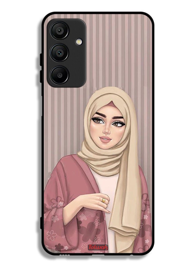 Tolwak Samsung Galaxy A15 5G Protective Case Cover Hijab Girl Art - Image 1