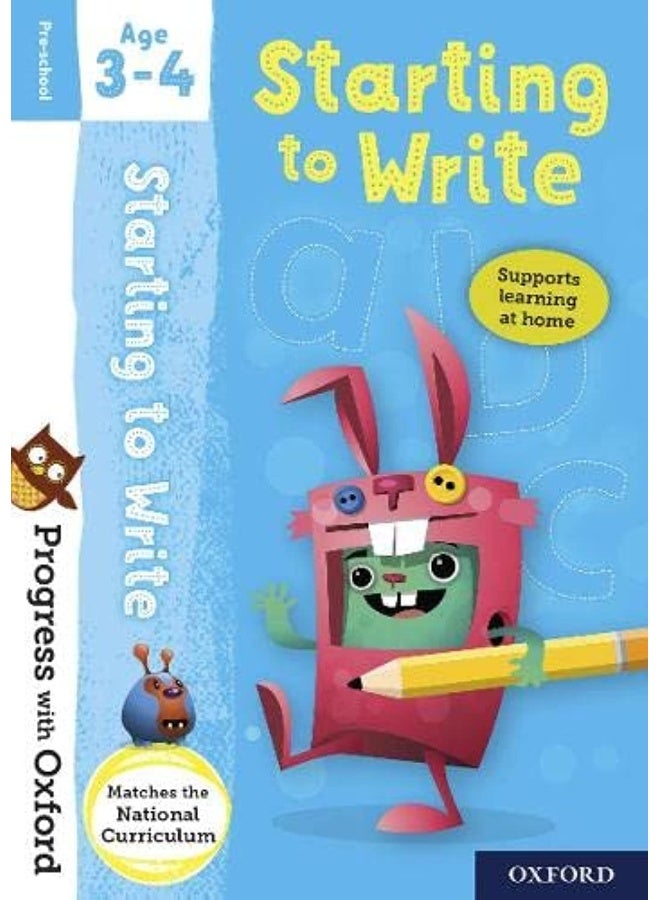 Progress with Oxford: Starting to Write Age 3-4 - Image 1