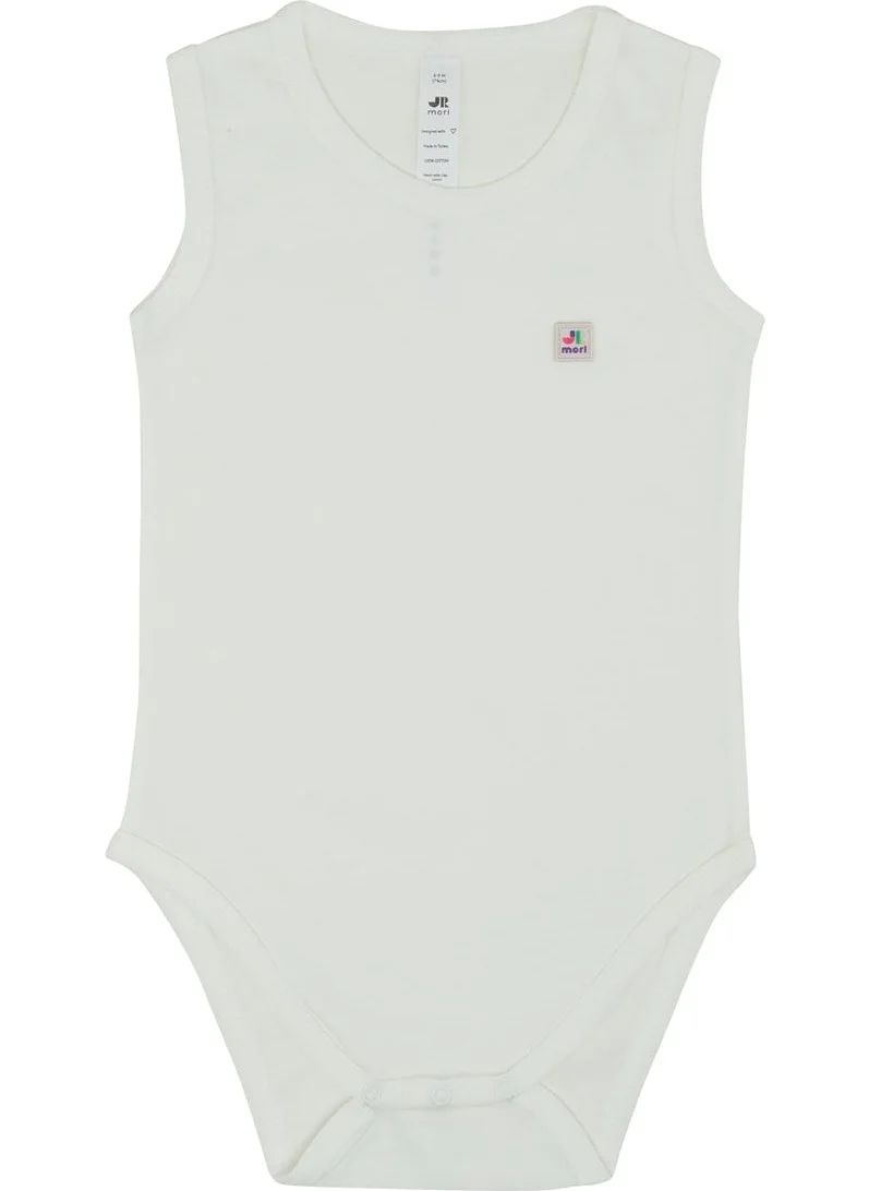 Jrmori Basic Sleeveless Body with Snap Detailed Logo