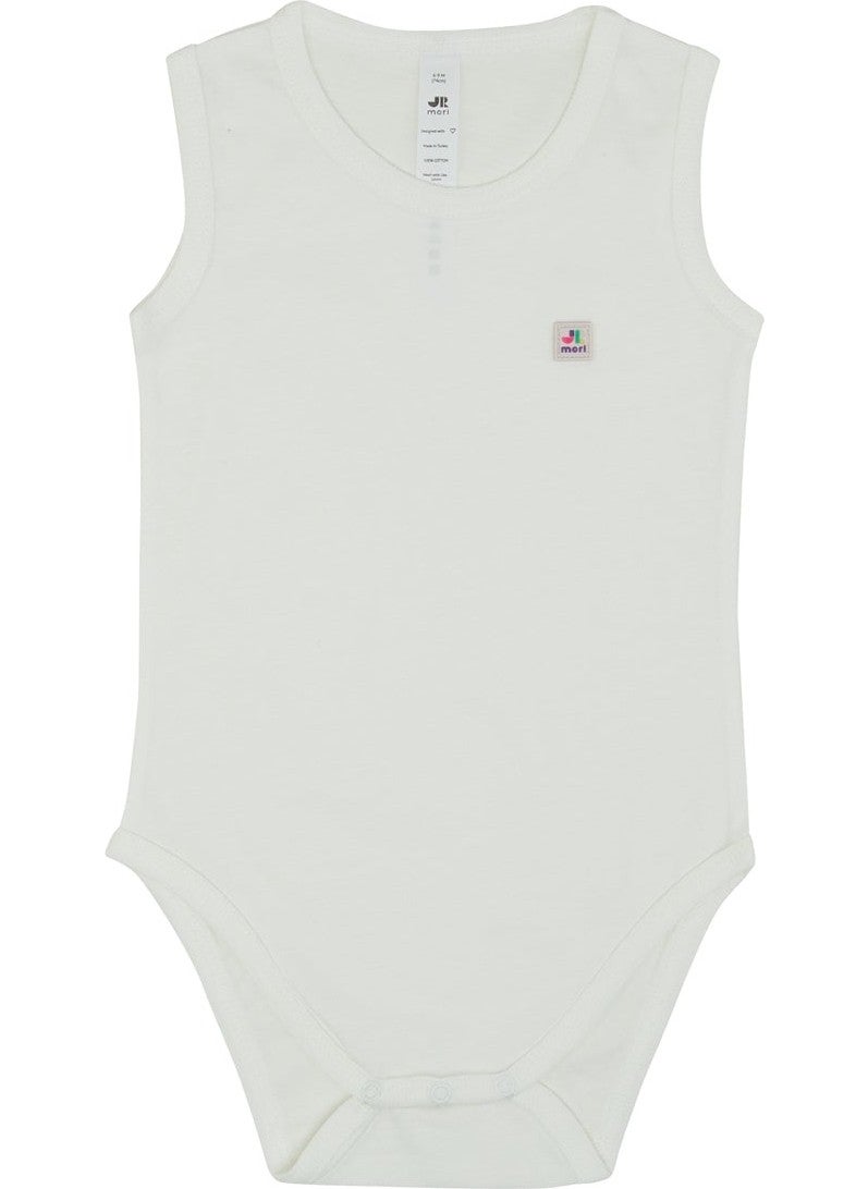 Jrmori Basic Sleeveless Body with Snap Detailed Logo  - Image 1