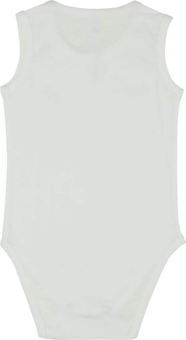 جرموري Basic Sleeveless Body with Snap Detailed Logo