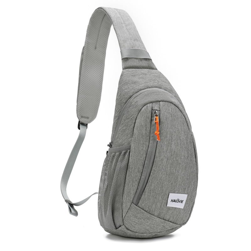 HALOVIE Anti Theft Crossbody Sling Bag RFID Travel Sling Backpack Lightweight Hiking Shoulder Chest Bag for Walking Work - Image 2
