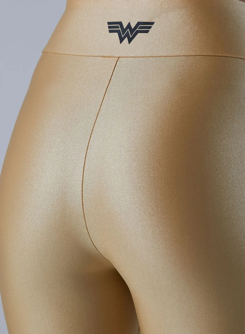 Reebok Wonder Woman High Shine Spandex Leggings