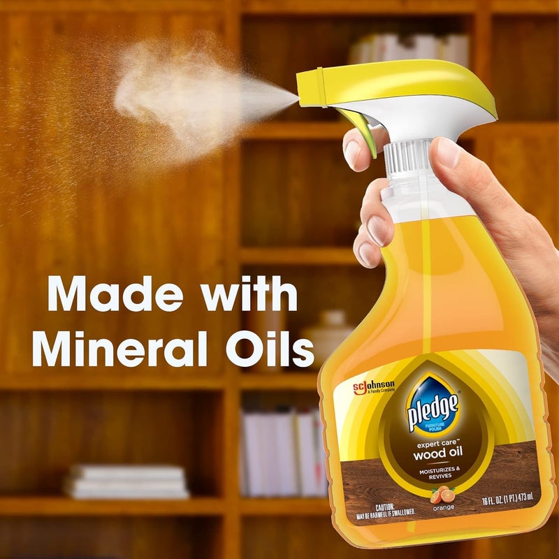 Pledge Revive It Restoring Oil, Orange 16oz (3-Pack, Packaging May Vary) - Image 3