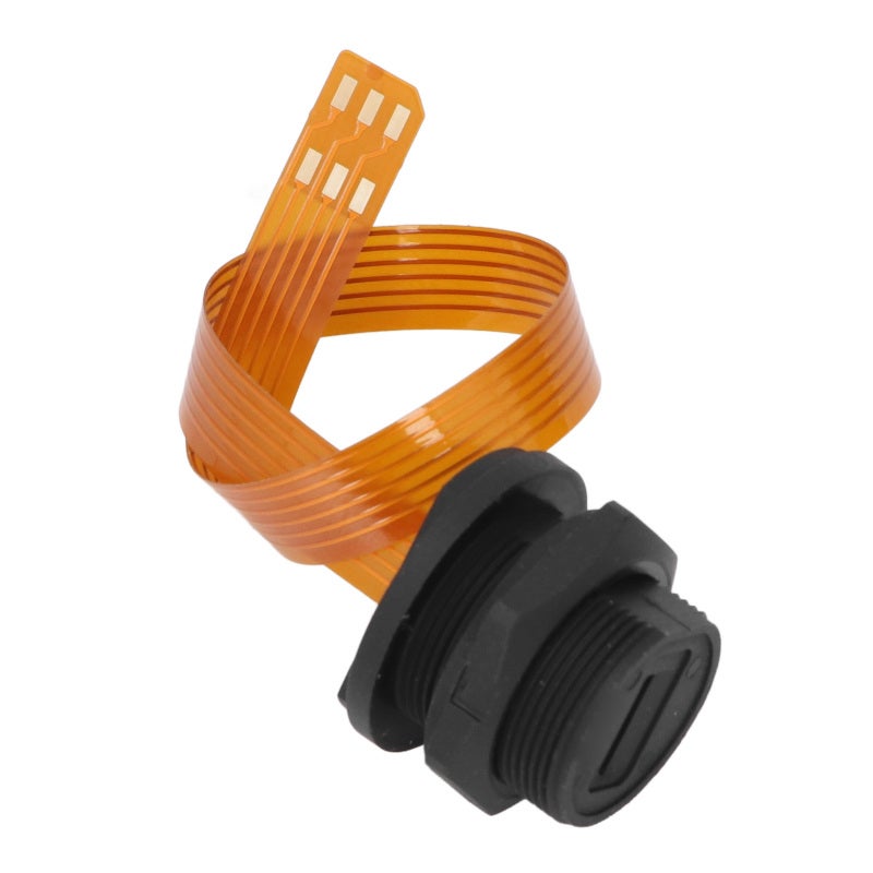 IP68 SIM Extension Cable: PA66 & Brass Construction - Threaded Locking Connection, User-Friendly Design for Panel Mount & Seamless Outdoor/Indoor Connectivity - Image 1